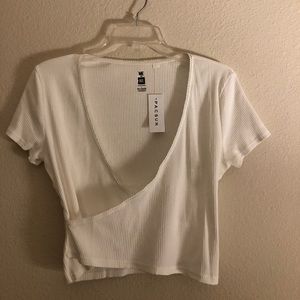 NWT Pacsun White Crop Top